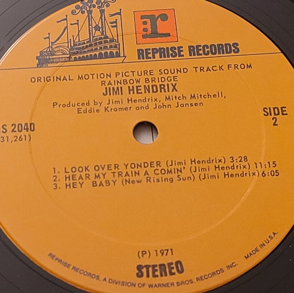 Jimi Hendrix Rainbow Bridge vintage vinyl record pristine - Picture 10 of 11